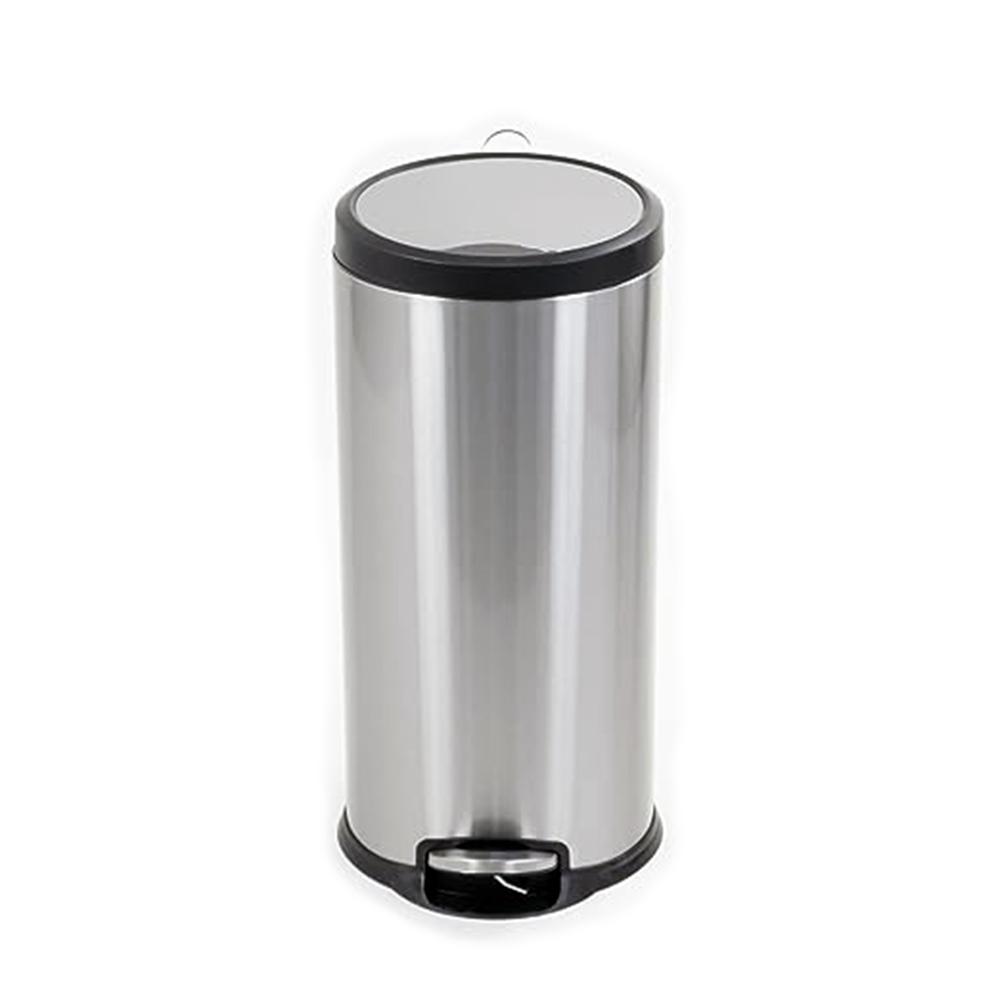 AKC Stainless Steel Slow Motion Bin with Pedal 20 Liters