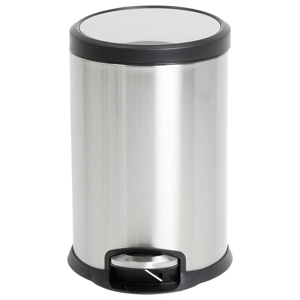 AKC Stainless Steel Slow Motion Bin with Pedal 12 Liters