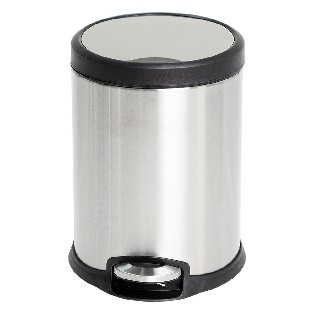 AKC Stainless Steel Bin Slow Motion with Pedal 5 Liters