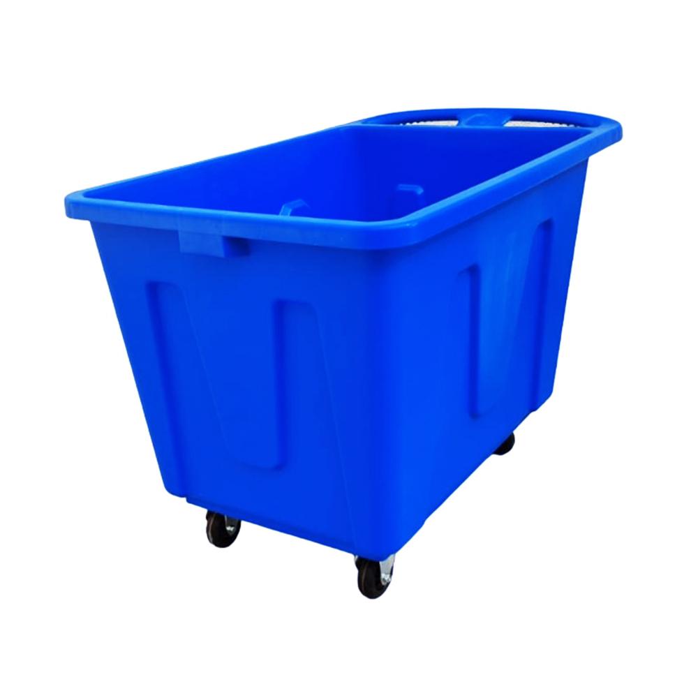 Laundry cart plastic blue color