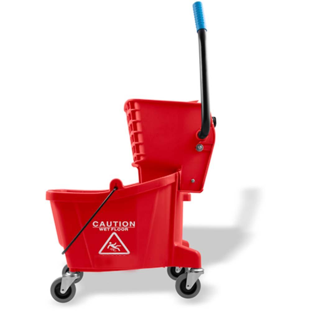 Mop Bucket with Deluxe Wringer | 32LTR | RED
