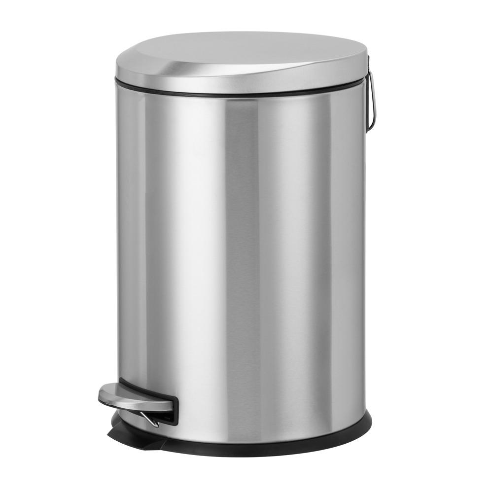 AKC 20-Liter Trash Can in Matt Finish with Quiet-Close Lid and Finger Print Proof