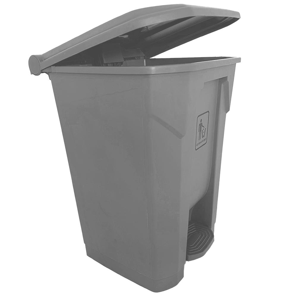 AKC Plastic Garbage Bin | 87LTR | GRAY