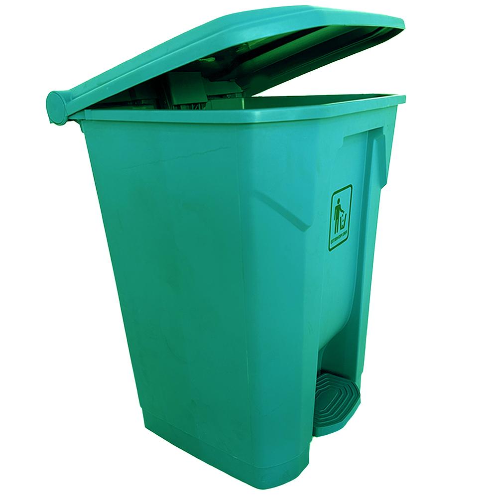 AKC Plastic Garbage Bin | 87LTR | GREEN