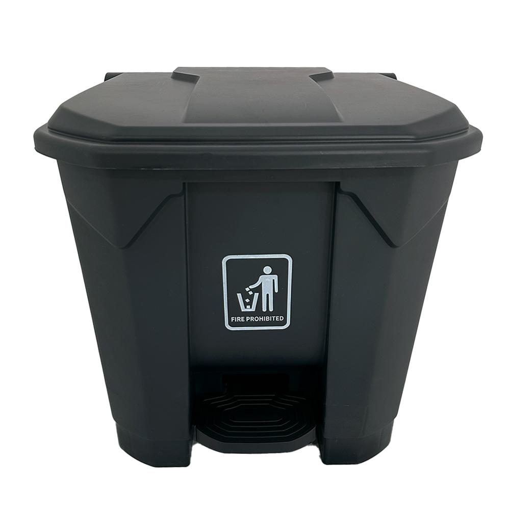AKC Plastic Garbage Bin | 30LTR | Black