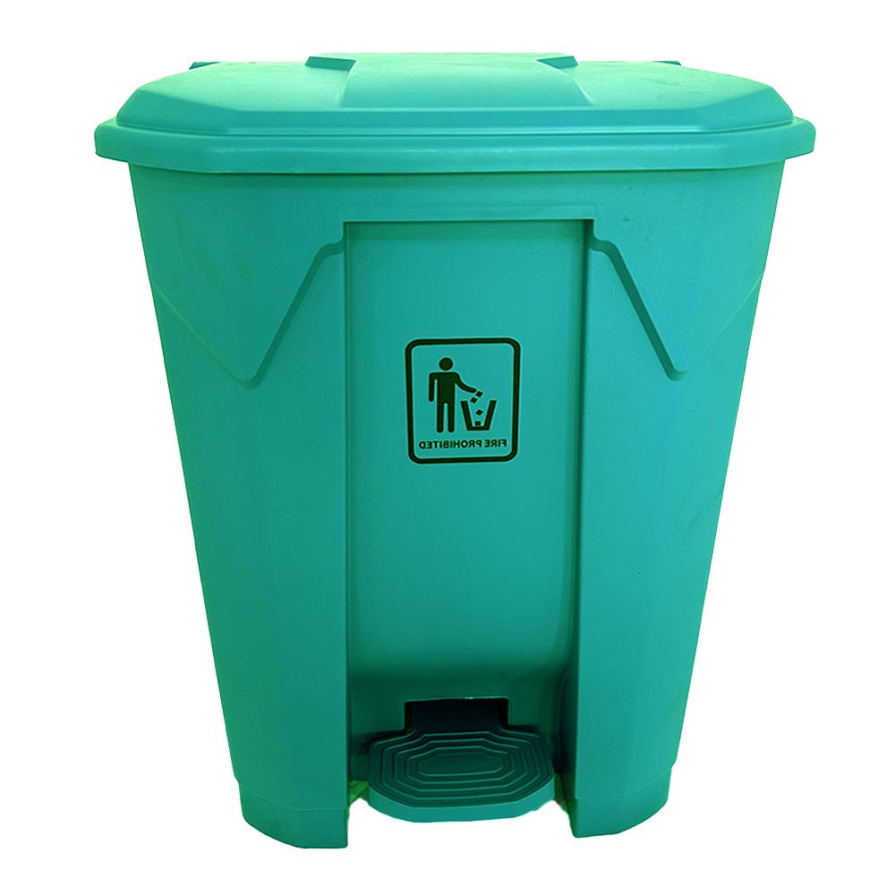 AKC Plastic Garbage Bin | 68LTR | GREEN