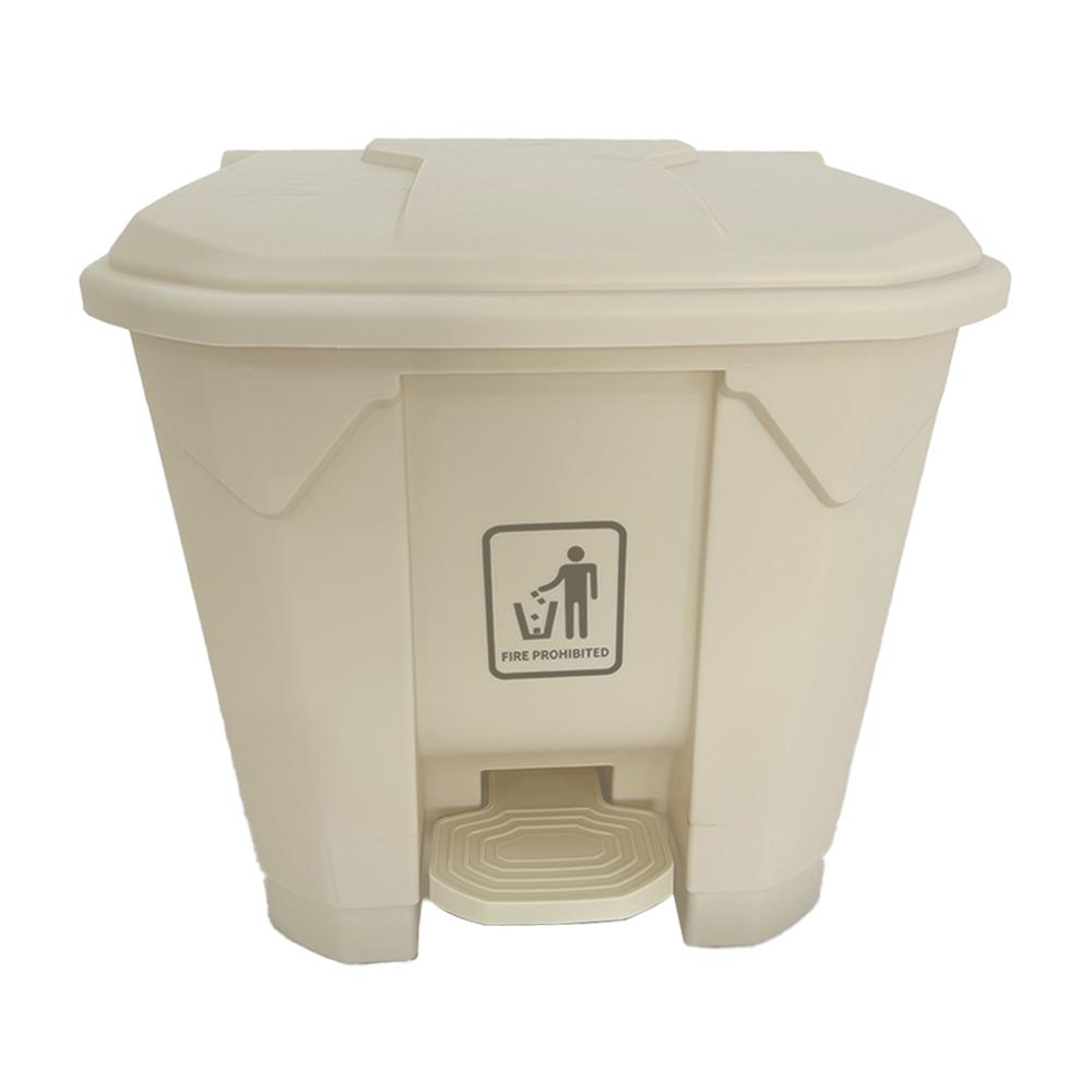 AKC Plastic Garbage Bin | 30 LTR | BEIGE