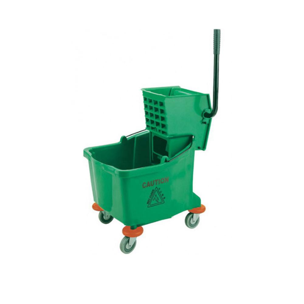Mop Bucket with Deluxe Wringer | 32LTR | GREEN